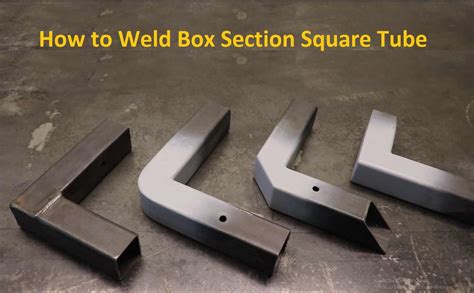 welding mild steel box section|welding box section corners.